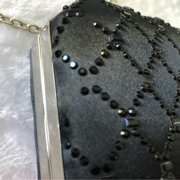 INC International Concepts Sasha Satin Sparkle Clutch - Picture 9 of 12